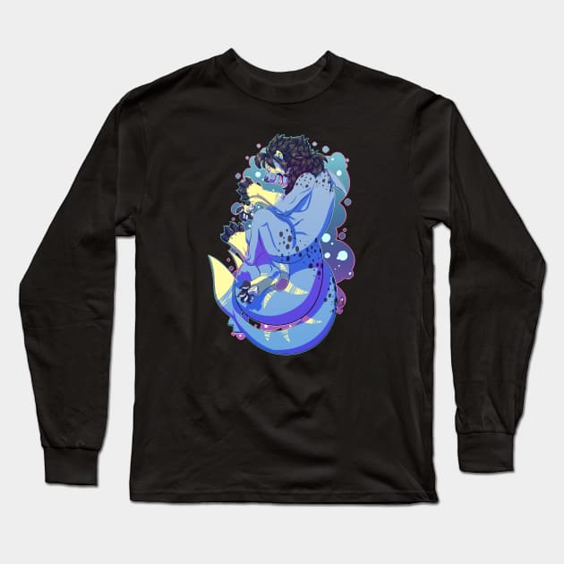 Knockout the lionness shark Long Sleeve T-Shirt by Krapette